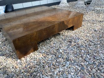 Milo Baughman for Thayer Coggin Burl Coffee Table
