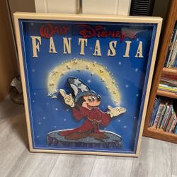 Disney Fantasia 3D Foam Layered MICKEY Mouse 27w X33 H