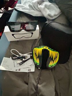 Magic LED Light-Up Glasses and LED Mask Set