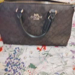 Brown Medium Coach Crossbody 