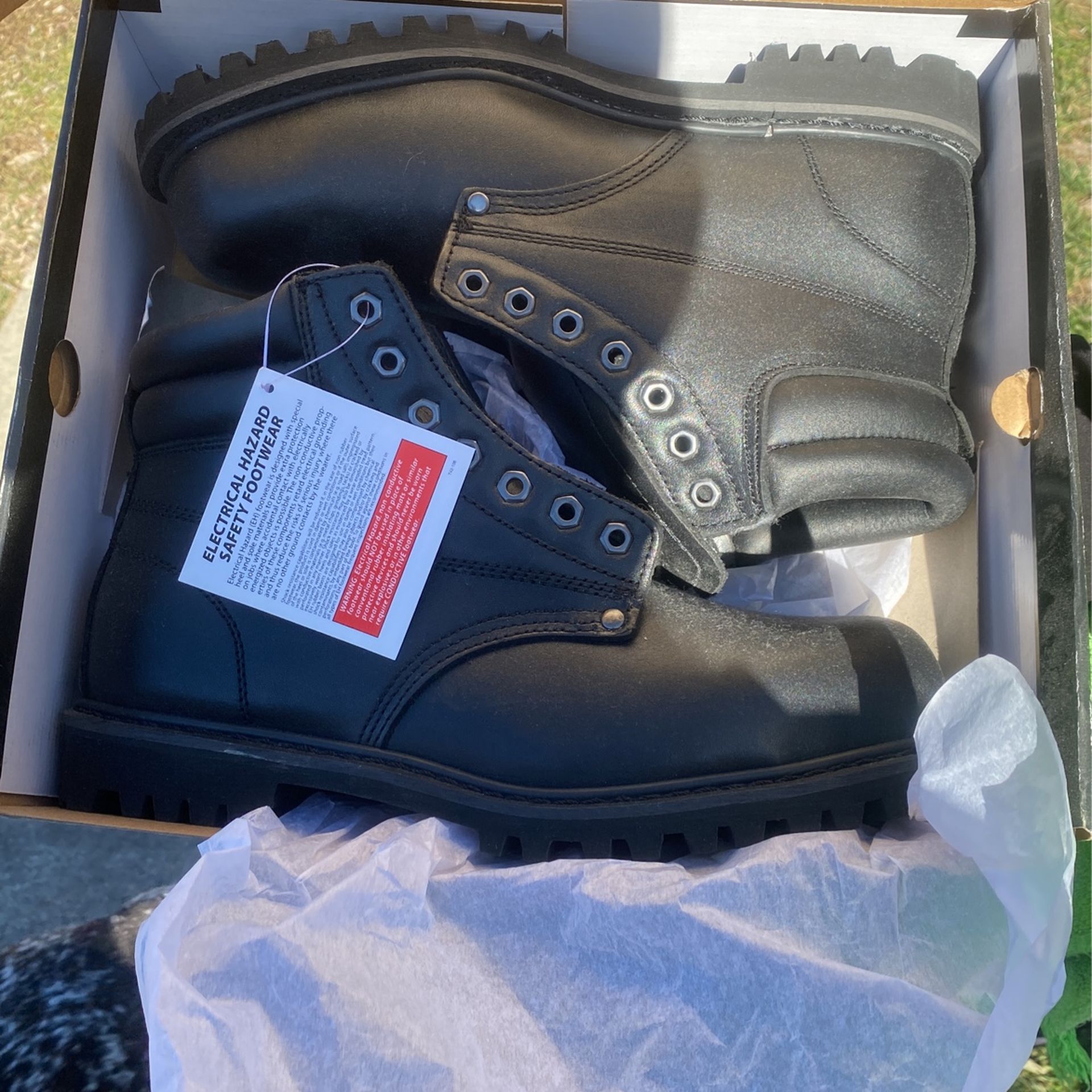 Lehigh Steel Toed Work Boots Size 12 Brand New