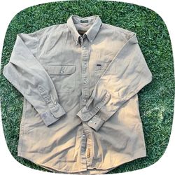 Timberland Men's Heavyweight Cotton Canvas Work Shirt