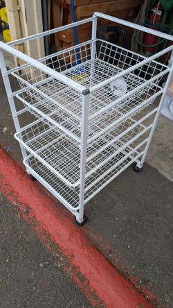 Metal cart storage