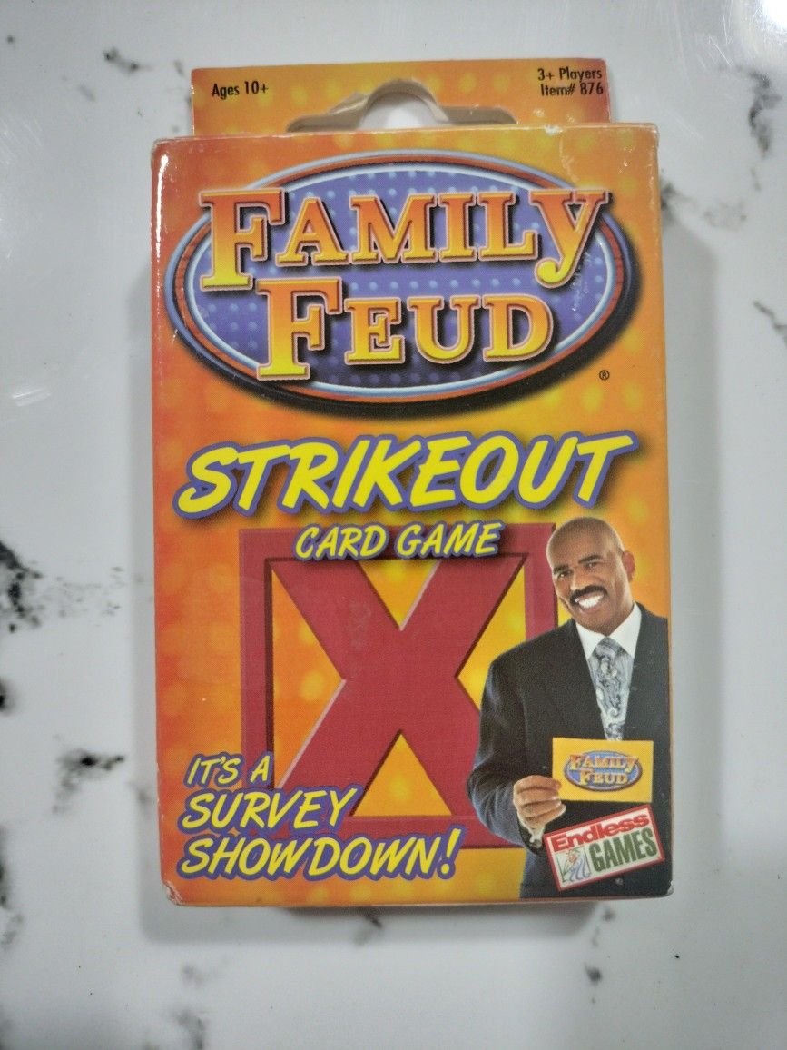 Open Item - Family feud strikeout card game  ( 1116 )