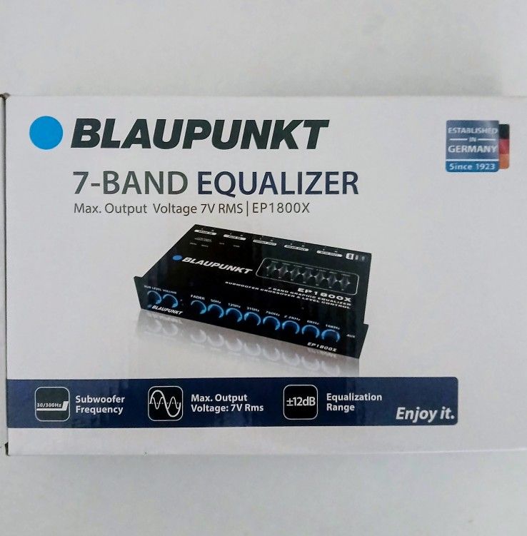 Blaupunkt Equalizer 7 Band Brand New In The Box
