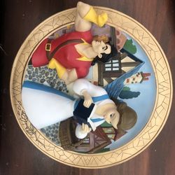 Disney Beauty and the Beast 3D Collector Plate