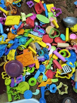 Lot of Play-Doh Toys