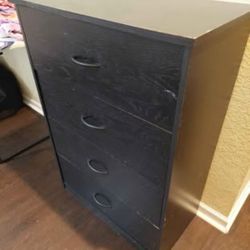 Black Drawer Dresser Chest