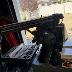 10” rotary saw with stand