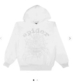 White Spider Hoodie Size Small
