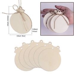 Blank Wooden Ornaments 