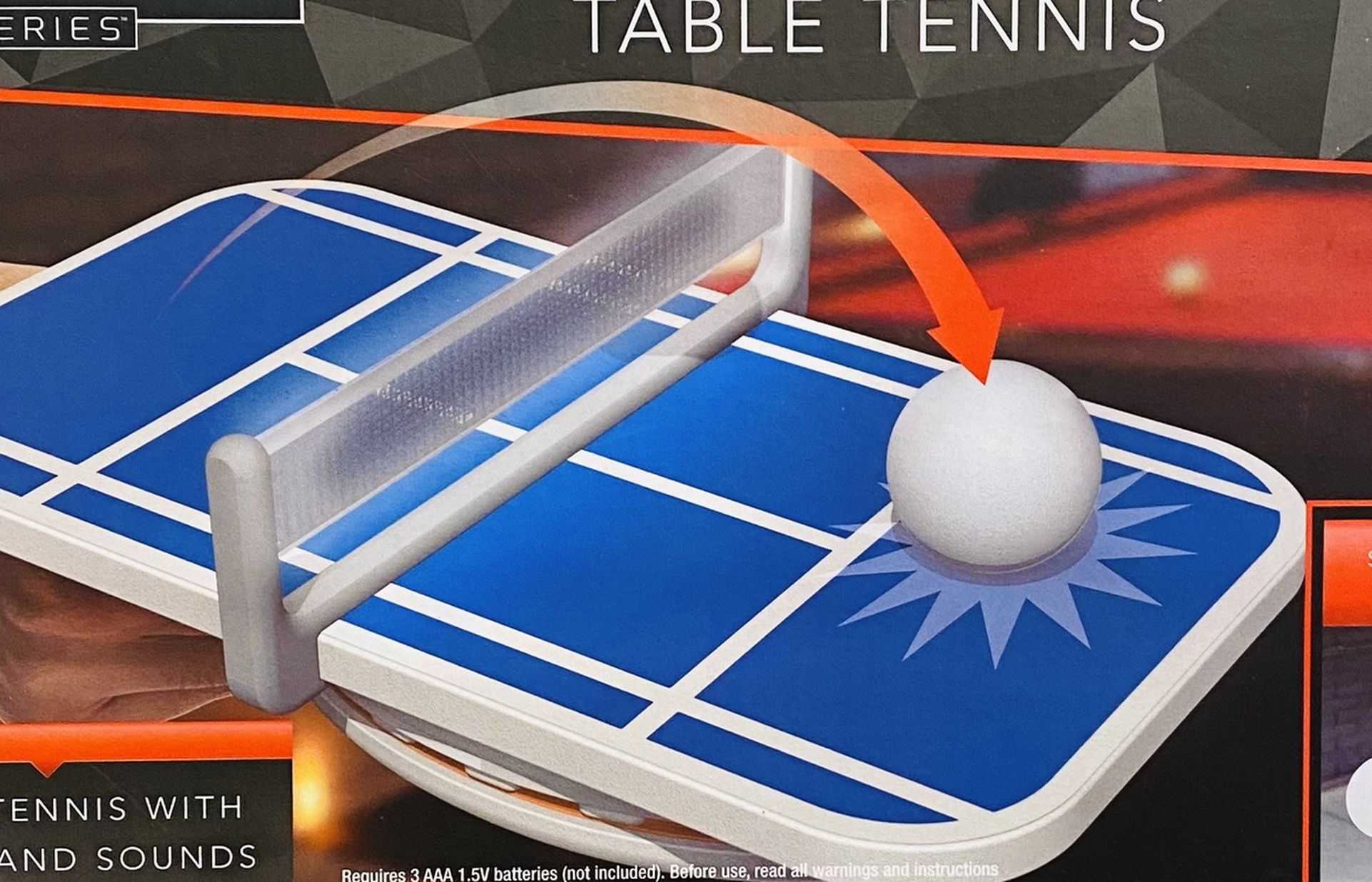 Black Series Handheld Table Tennis