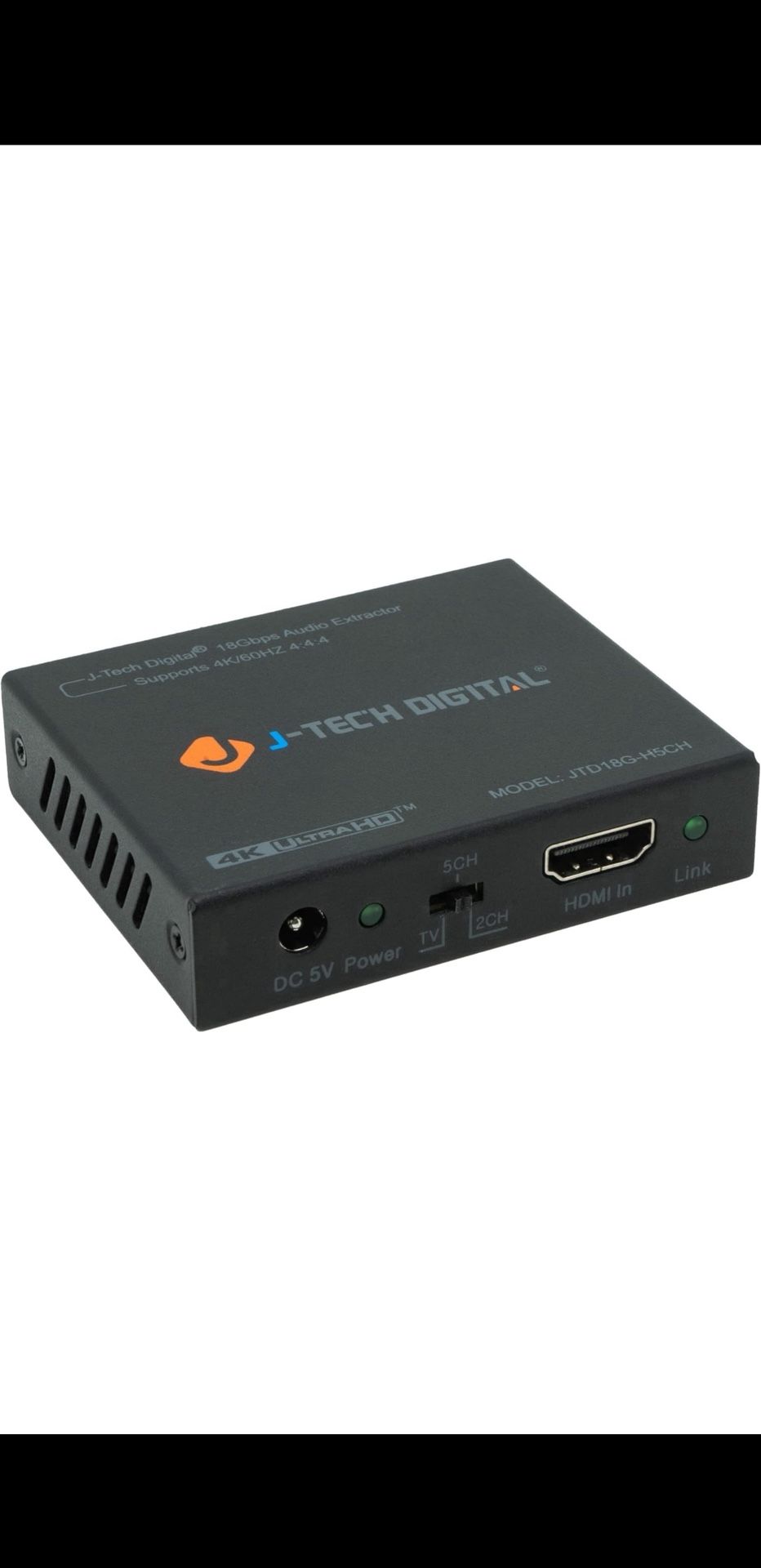 J-Tech Digital 4K 60Hz HDMI Audio Extractor Converter