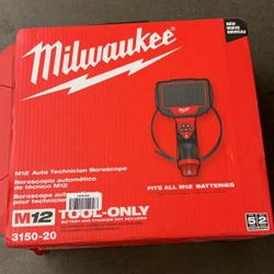 M12 12V Lithium-Ion Cordless Auto Technician Borescope (Tool Only)