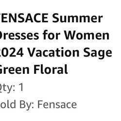Summer Floral Dress 