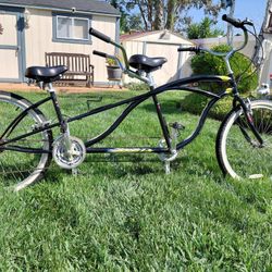 Micargi GTS Tandem 18 Speed Beach Cruiser Bicycle 