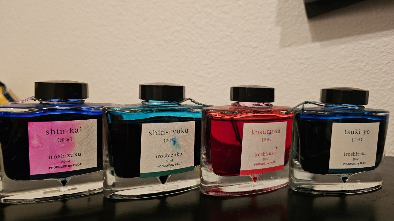 4 Iroshizuku barely used $20 For All Four