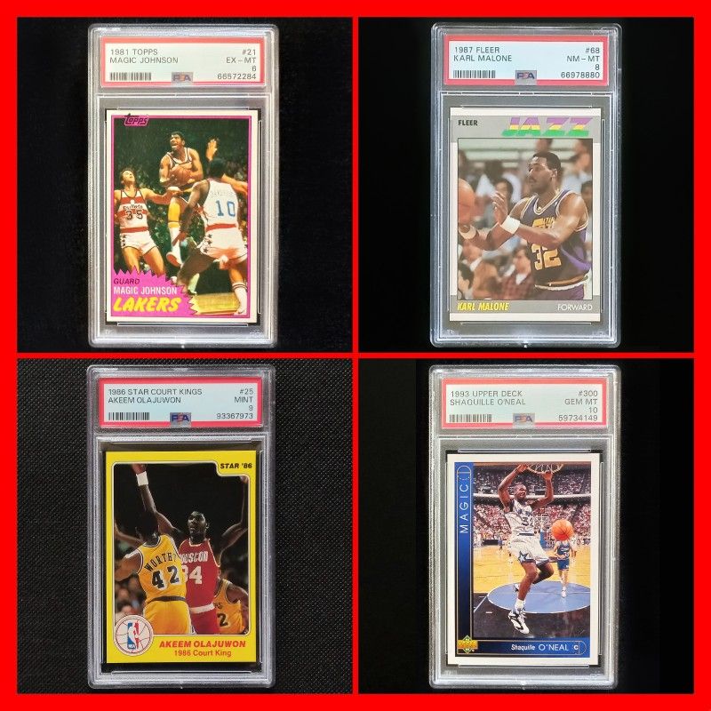 Vintage Basketball Cards PSA Graded