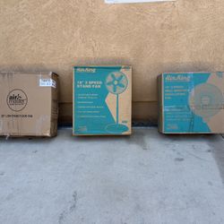 3 New Fan $40 Each