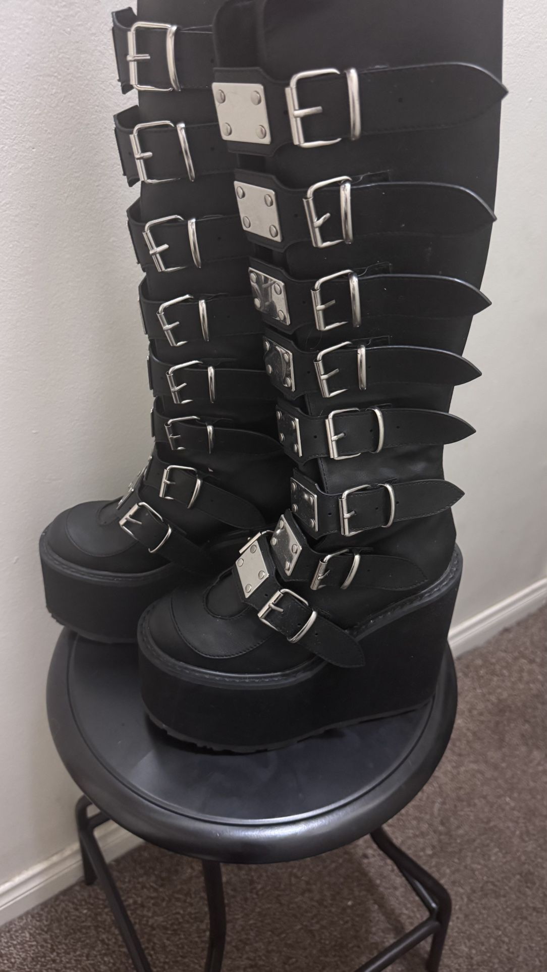 Valkyrie Buckle Platform Boot