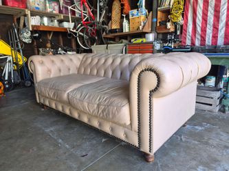 Chesterfield Sofa Real Leather