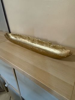 ✨ Brand New Modern Gold Decorative Centerpiece Bowl/Tray