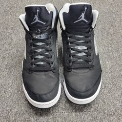 Nike Air Jordan 5 Retro Oreo 2021 Black White Mens Size 13 CT4838-011