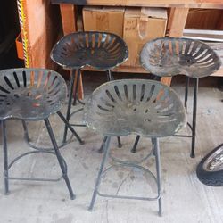 Patio Bar Type Stools X -4-   Set