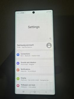 Note 10 plus As Is Screen Burn