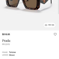 Prada PR 23YS Sunglasses 