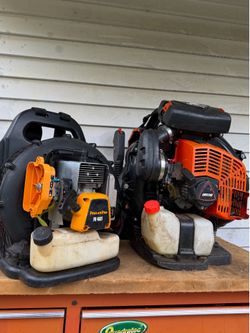 Echo PB-9010H + Poulan Pro Backpack Blowers
