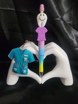 Tooth pen & keychain