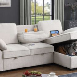Sectional Sleeper W/usb Port