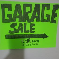 GARAGE SALE 