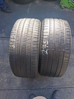 Pair 275/45/20 Pirelli Scorpion verde