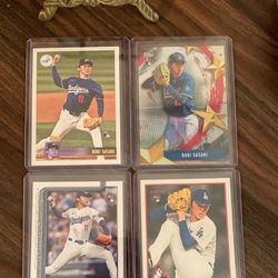 Roki Sasaki Rookie Card Lot 