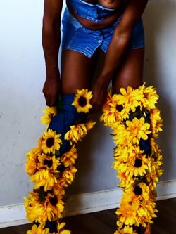 Floral Boots