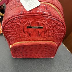 Red brahmin bookbag 