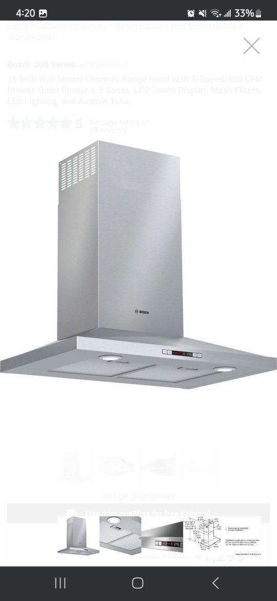 Bosch 36 Inch Wall Mount Hood,All Products : American Fashion Style Bags On Sale