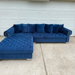 Blue Sectional Couch