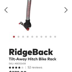 New - Yakima Ridgeback Hitch Mount 4 Bike Rack