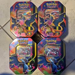 Mega Charizard Tins Pokemon