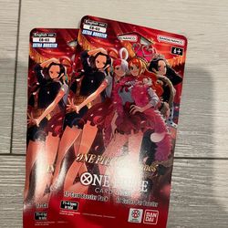 One Piece TCG EB-03 Single Sleeves, Heroines $15 each