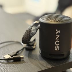 Sony SRSXB13/B Extra Bass Portable Waterproof Speaker with Bluetooth, USB Type-C, 16 Hours Battery Life
