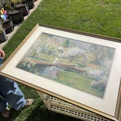 Claude Monet Painting