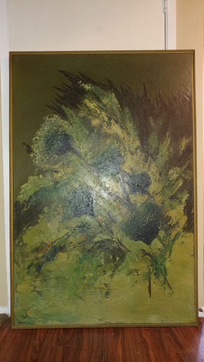 Signature Carlo abstract original painting