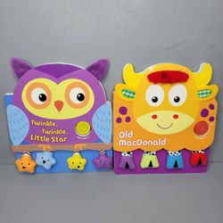 Set Of 2 New Musical Read Along Kidsbooks Ages 1+