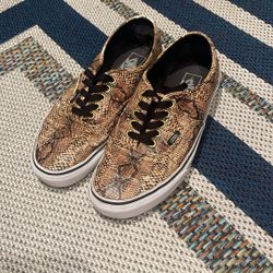 VANS Gold Snake Print 