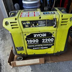 Ryobi 1800 Generator Tune Up With New carburetor Runs Great
