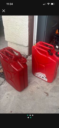 2 Metal Gas Tank $60 For Both